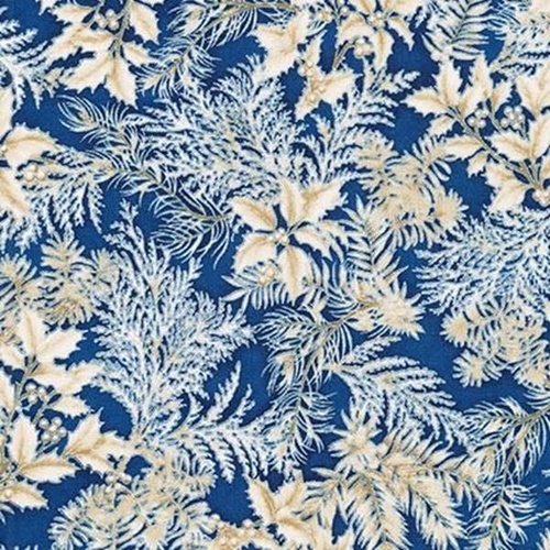 Holiday Flourish Holly Berries Blue