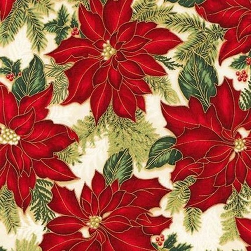 Holiday Flourish Poinsettia Cream
