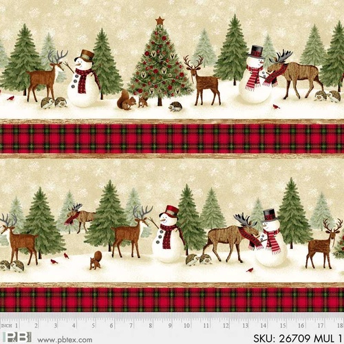 Winter's Friends Stripe
