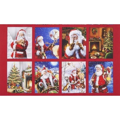 Jolly Saint Nick Christmas Panel