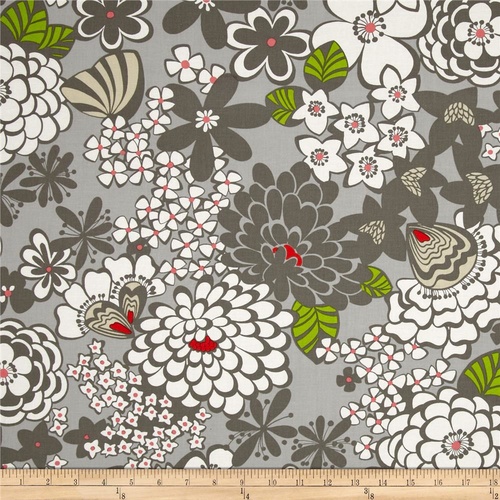 Satchi Mod Floral Grey