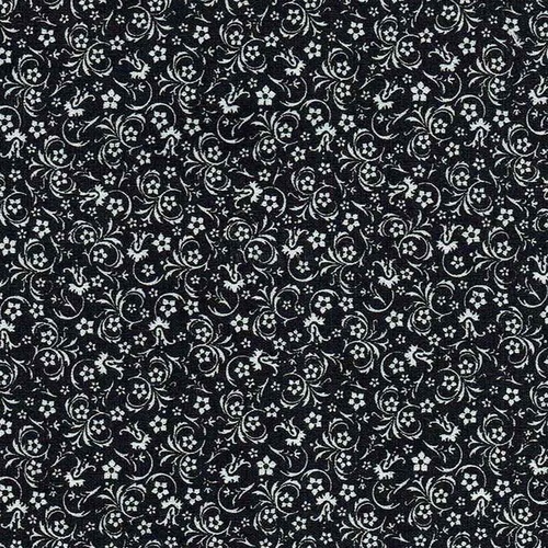 Black White Floral 14