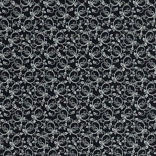 Black White Floral 15