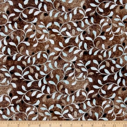 Twilight Devine Leaf Turquoise/Brown