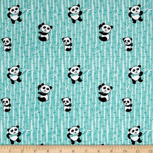 Panda Love Bamboo Light Aqua