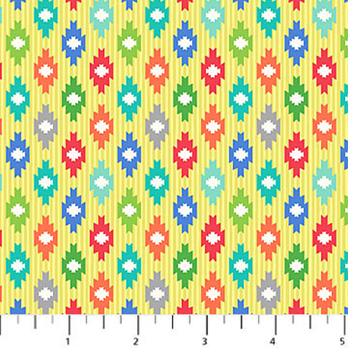 Llama Llama Aztec Blanket Yellow