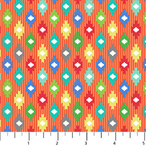 Llama Llama Aztec Blanket Orange