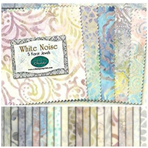 White Noise Batik 5 Karat Charms