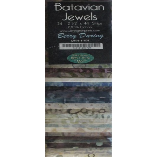 Berry Daring Batik Jelly Strips