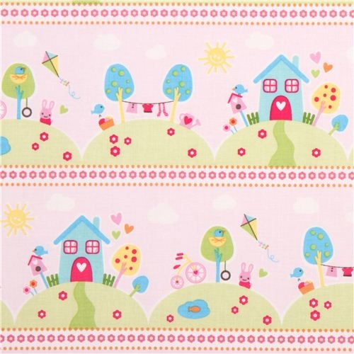 Home Sweet Home Stripe Pink