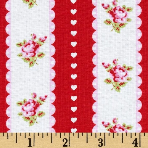 Remnant -Valentine Rose Ticking 50cm HTF