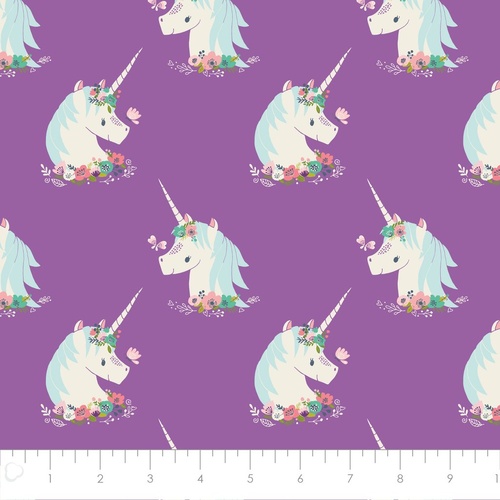 I Believe in Unicorns Heads Orchid