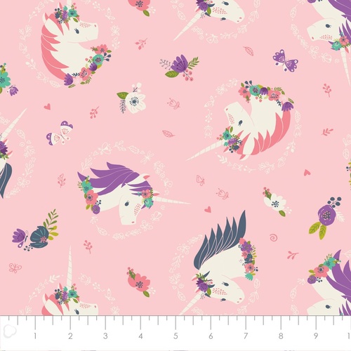 I Believe in Unicorns Butterfly Pink