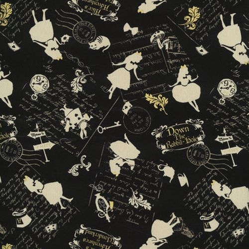 Girls Story Alice in Wonderland Black