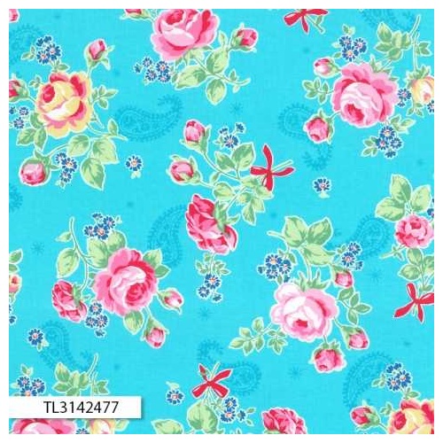 Flower Sugar 2017 Rose Paisley Blue