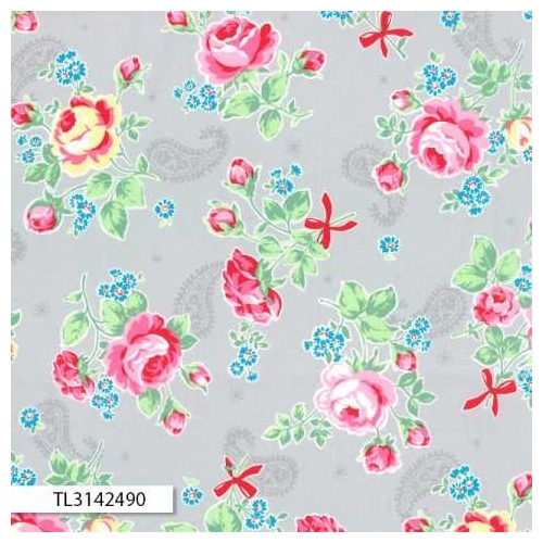 Flower Sugar 2017 Rose Paisley Grey