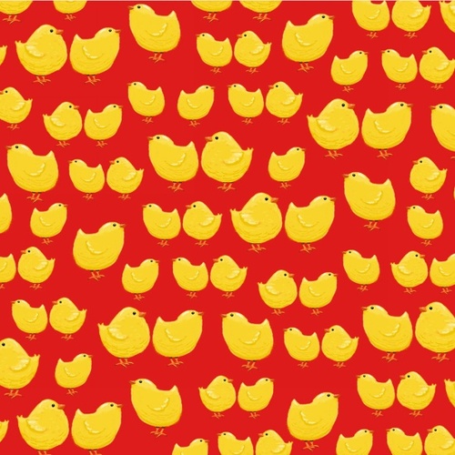 Farm Life Little Chicks Red