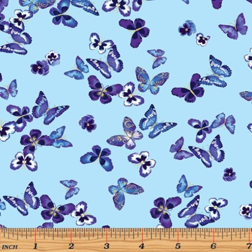 Butterfly Jewel Pansy Blue