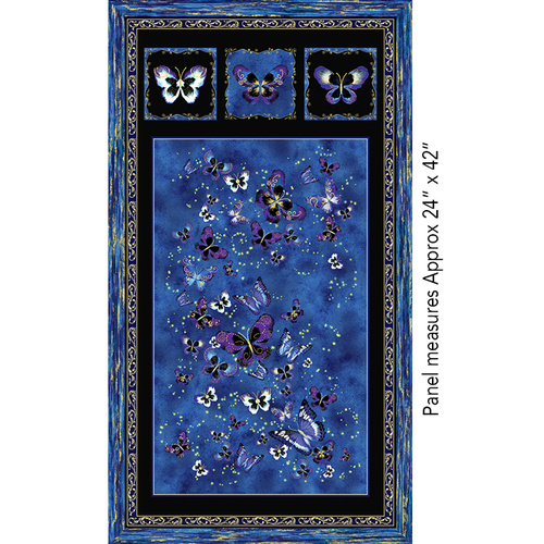 Butterfly Jewel Panel Royal
