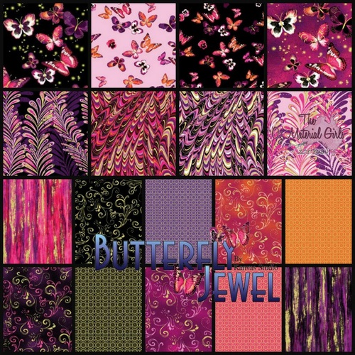Butterfly Jewel 1/2m Bundle Berry