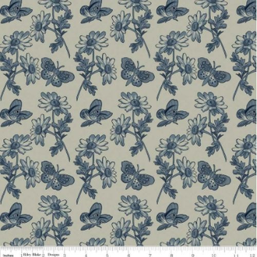 Meadow Butterfly Blue Cream