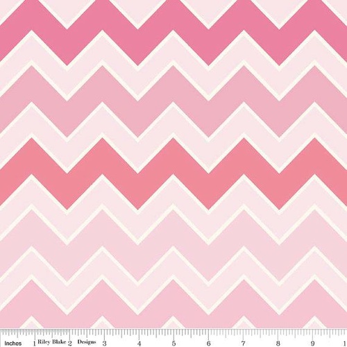 Medium Chevron Dolly Pink