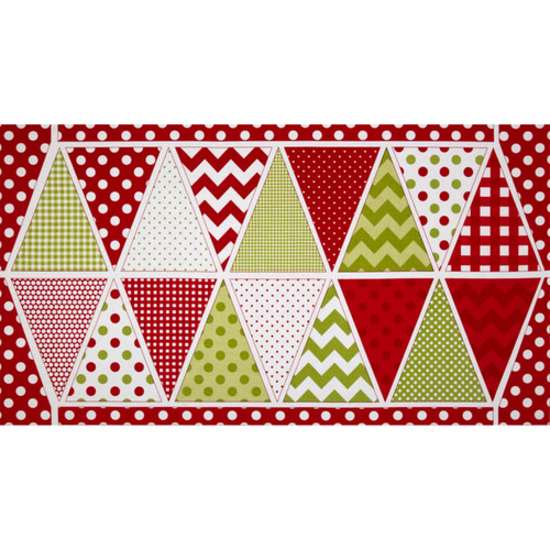 Holiday Bunting Panel Christmas