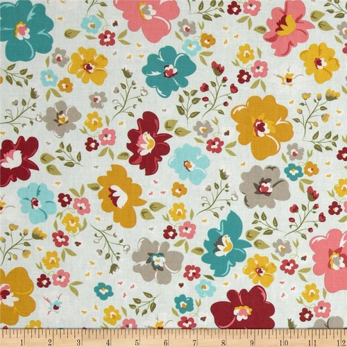 Unforgettable Main Floral Blue