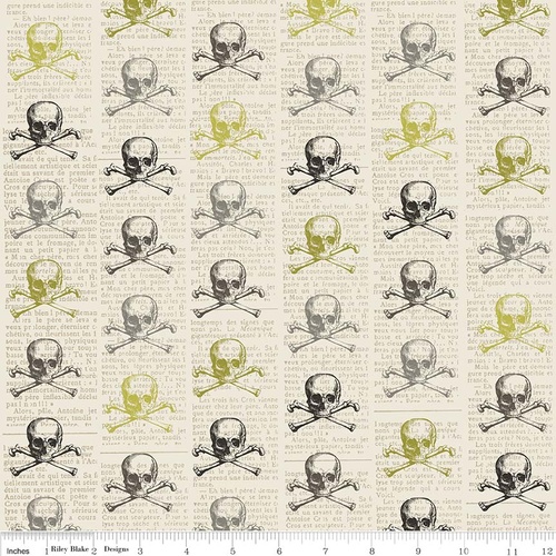 Lost and Found Skulls Green