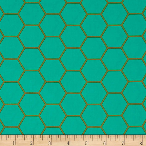 Blush Hexi Teal