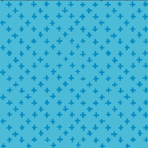 Hello Blossom Tiny Crosses Blue