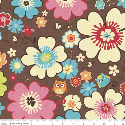 Happy Flappers Owl Floral Knit