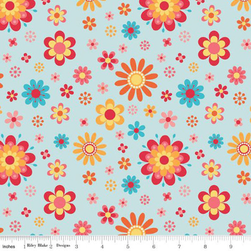 Just Dreamy Floral Knit Blue