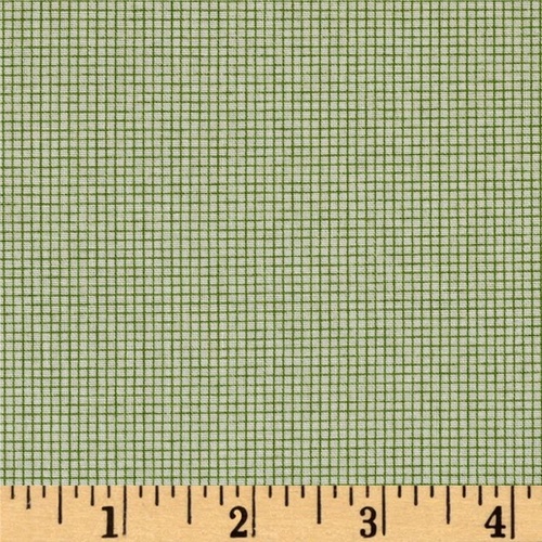 Backyard Screen Check Green Per Metre