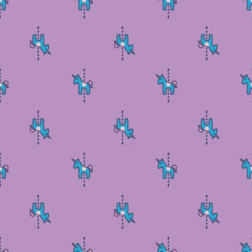 Mini Fun Fair Horse Carousel Purple