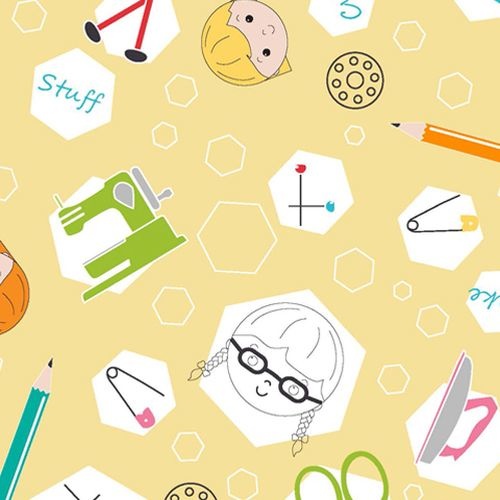 Sewing School Hexis Yellow