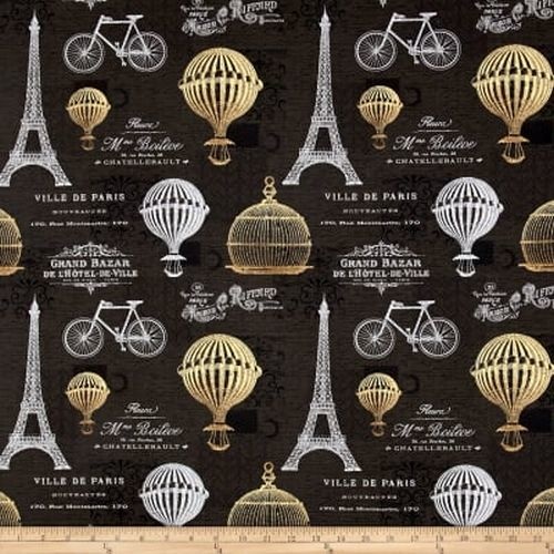 Tres Graphique Paris Black