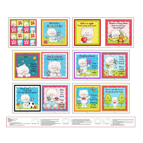 Little Readers Miss Kitty Soft Book Panel