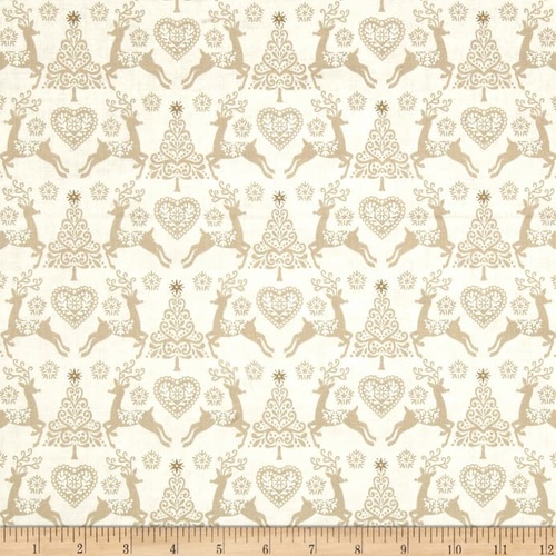 Scandi 4 Set Reindeer Cream