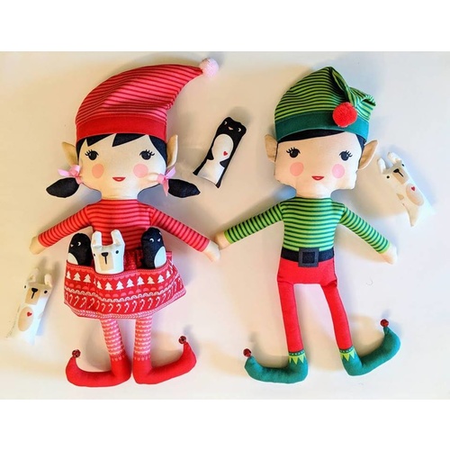 The North Pole Christmas Softie Doll Kit
