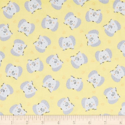 Jungle Jamboree Little Elephants Yellow