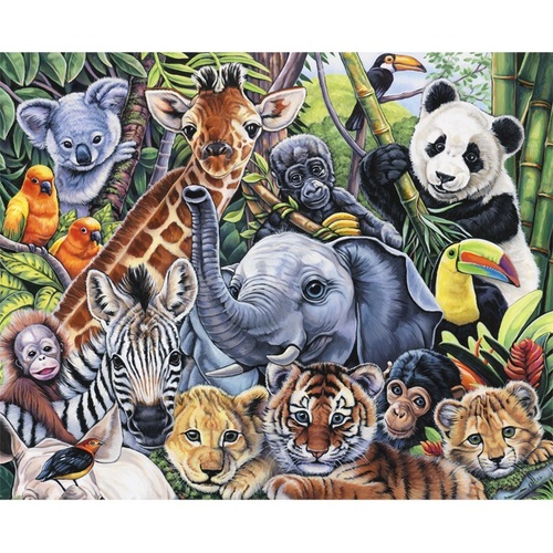 Jungle Babies Panel