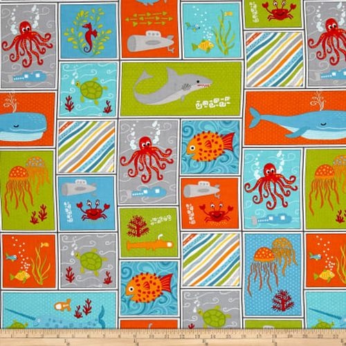 Big Splash Sea Life Patchwork