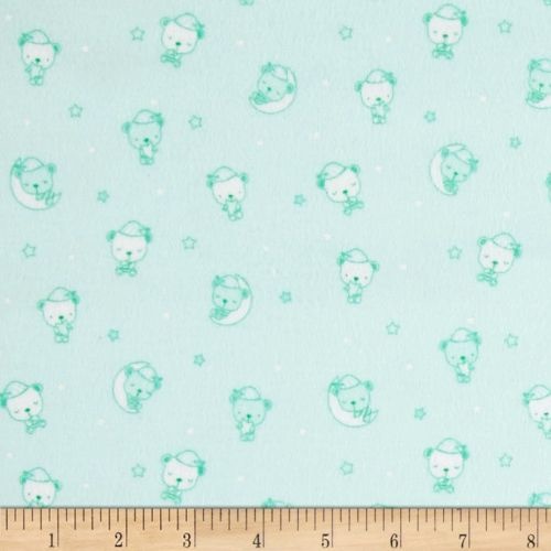 Remnant - Beaux Bebe Bears Flannel 53cm