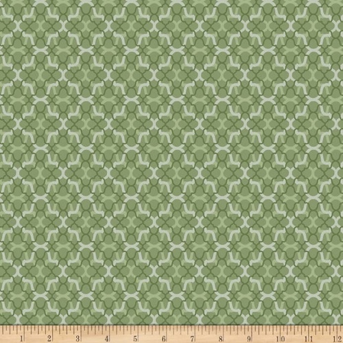 Enchanted Foulard Geo Green