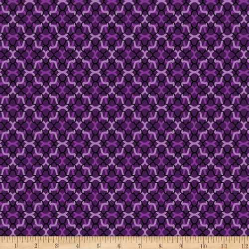 Enchanted Foulard Geo Purple