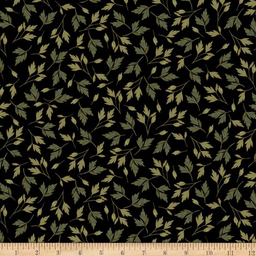 Enchanted Leaves Black