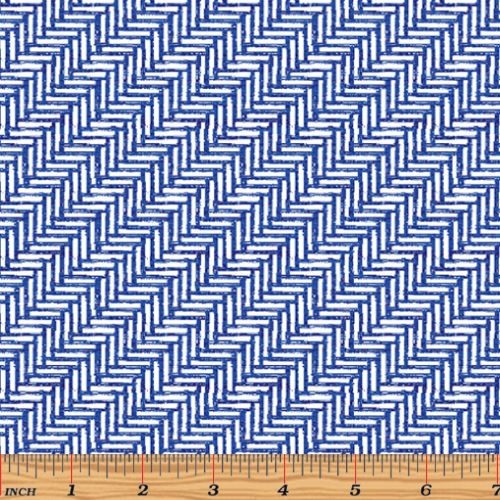 Palermo Herringbone Tile Cobalt