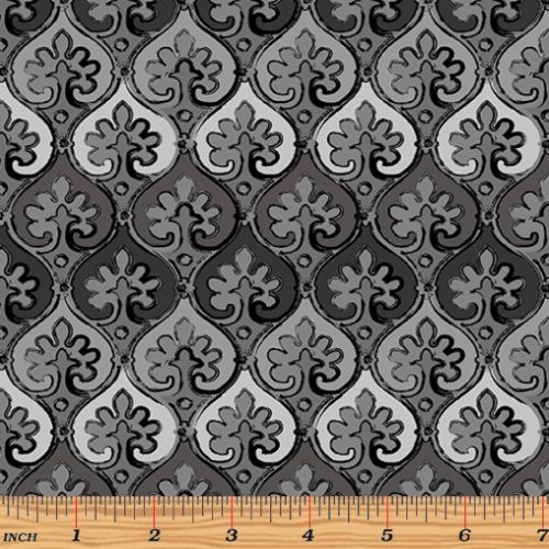 Palermo Hourglass Mosaic Charcoal