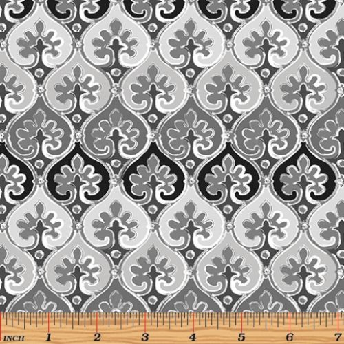 Palermo Hourglass Mosaic Black